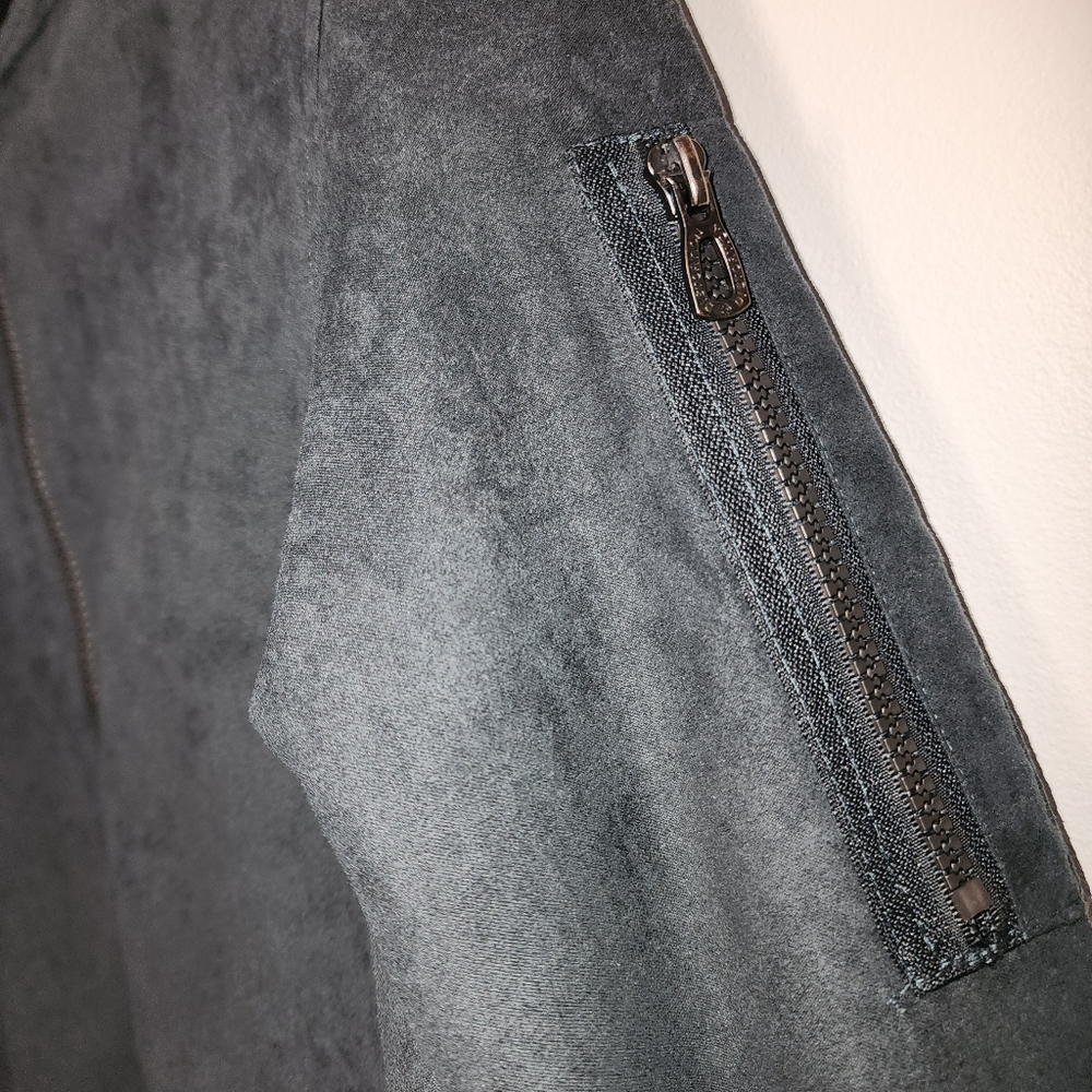 Distortion blue full zip jacket - Picture 2 of 10
